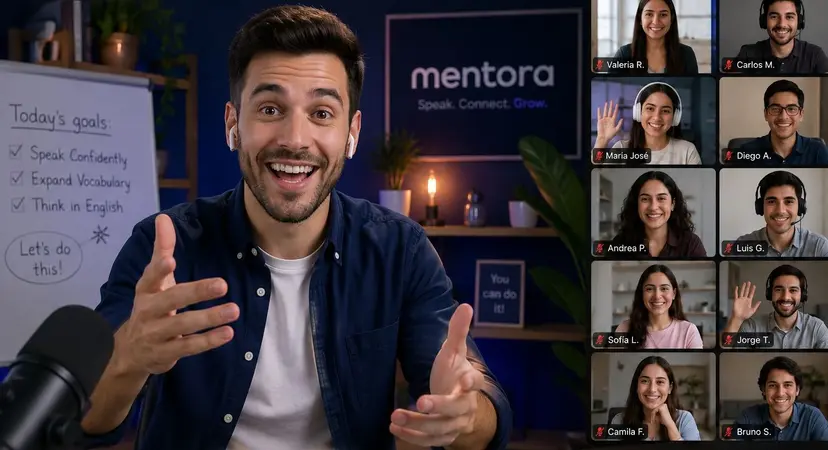 Masterclass de speaking y mentoría en vivo